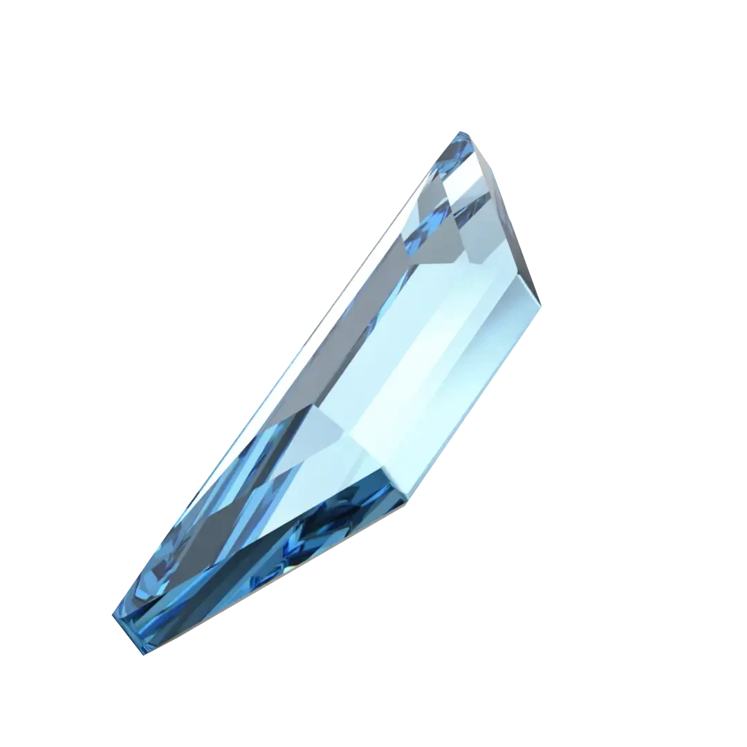 Swarovski Flat Back Crystals Non Hotfix Trapeze (2772) Aquamarine(Swarovski 2772 Flatback Crystals Non Hotfix Trapeze Aquamarine) 4 Swarovski Flat Back Crystals Non Hotfix Trapeze (2772) Aquamarine(Swarovski 2772 Flatback Crystals Non Hotfix Trapeze Aquamarine) - Image 2