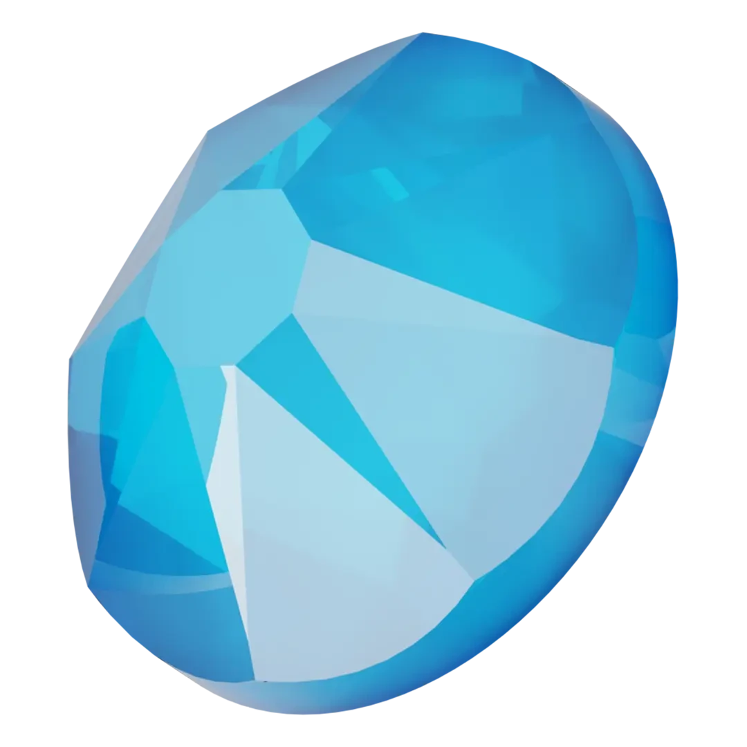 Swarovski Hotfix Flat Back Crystals (2000, 2038 & 2078) Crystal Electric Blue Ignite(Swarovski Hotfix Flat Back Crystals 2000 2038 2078 Crystal Electric Blue Ignite) 4 Swarovski Hotfix Flat Back Crystals (2000, 2038 & 2078) Crystal Electric Blue Ignite(Swarovski Hotfix Flat Back Crystals 2000 2038 2078 Crystal Electric Blue Ignite) - Image 2