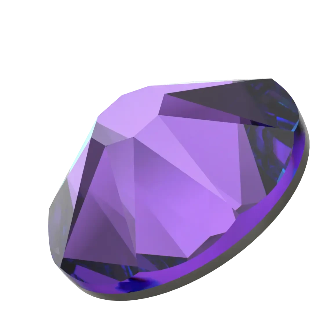 Swarovski Flat Back Crystals Non Hotfix (2000, 2058 & 2088) Crystal Heliotrope(Swarovski Flat Back Crystals Rhinestones Non Hotfix 2000 2058 2088 Crystal Heliotrope) 4 Swarovski Flat Back Crystals Non Hotfix (2000, 2058 & 2088) Crystal Heliotrope(Swarovski Flat Back Crystals Rhinestones Non Hotfix 2000 2058 2088 Crystal Heliotrope) - Image 2