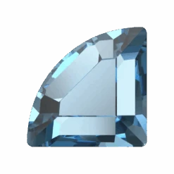 Swarovski Flat Back Crystals Non Hotfix Connector (2715) Aquamarine(Swarovski 2715 Flatback Crystals Non Hotfix Connector Aquamarine)