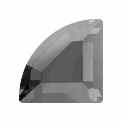 Swarovski Flat Back Crystals Non Hotfix Connector (2715) Crystal Silver Night(Swarovski 2715 Flatback Crystals Non Hotfix Connector Crystal Silver Night)