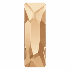 Swarovski Flat Back Crystals Non Hotfix Cosmic Baguette (2555) Crystal Golden Shadow(Swarovski 2555 Flatback Crystals Non Hotfix Cosmic Baguette Crystal Golden Shadow)