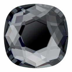 Swarovski Flat Back Crystals Non Hotfix Cushion (2471) Graphite(Swarovski 2471 Flatback Crystals Non Hotfix Cushion Graphite)