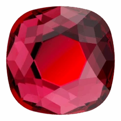 Swarovski Flat Back Crystals Non Hotfix Cushion (2471) Scarlet(Swarovski 2471 Flatback Crystals Non Hotfix Cushion Scarlet)