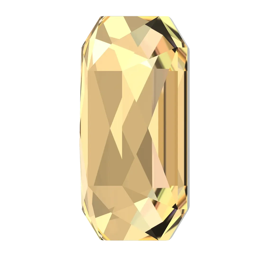 Swarovski Flat Back Crystals Non Hotfix Emerald Cut (2602) Crystal Golden Shadow(Swarovski 2602 Flatback Crystals Non Hotfix Emerald Cut Crystal Golden Shadow) 4 Swarovski Flat Back Crystals Non Hotfix Emerald Cut (2602) Crystal Golden Shadow(Swarovski 2602 Flatback Crystals Non Hotfix Emerald Cut Crystal Golden Shadow) - Image 2