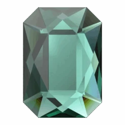 Swarovski Flat Back Crystals Non Hotfix Emerald Cut (2602) Emerald(Swarovski 2602 Flatback Crystals Non Hotfix Emerald Cut Emerald)