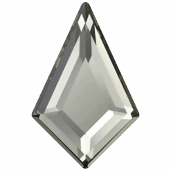 Swarovski Flat Back Crystals Non Hotfix Kite (2771) Black Diamond(Swarovski 2771 Flatback Crystals Non Hotfix Kite Black Diamond)