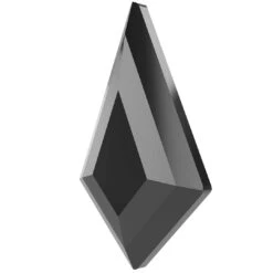 Swarovski Flat Back Crystals Non Hotfix Kite (2771) Jet Hematite UNFOILED(Swarovski 2771 Flatback Crystals Non Hotfix Kite Jet Hematite Unfoiled) -BlueStreak Crystal Shop Serinity Hotfix Flat Back Crystals Kite 2771 Jet Hematite 2