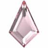Serinity Flat Back Crystals Non Hotfix Kite (2771) Light Rose(Serinity 2771 Flatback Crystals Non Hotfix Kite Light Rose) -BlueStreak Crystal Shop Serinity Hotfix Flat Back Crystals Kite 2771 Light Rose