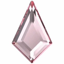 Serinity Flat Back Crystals Non Hotfix Kite (2771) Light Rose(Serinity 2771 Flatback Crystals Non Hotfix Kite Light Rose)