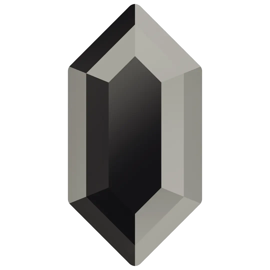 Swarovski Flat Back Crystals Non Hotfix Elongated Hexagon (2776) Jet Hematite UNFOILED(Swarovski 2776 Flatback Crystals Non Hotfix Elongated Hexagon Jet Hematite Unfoiled) 3 Swarovski Flat Back Crystals Non Hotfix Elongated Hexagon (2776) Jet Hematite UNFOILED(Swarovski 2776 Flatback Crystals Non Hotfix Elongated Hexagon Jet Hematite Unfoiled)