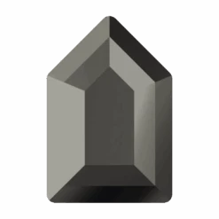 Swarovski Flat Back Crystals Non Hotfix Elongated Pentagon (2774) Jet Hematite UNFOILED(Swarovski 2774 Flatback Crystals Non Hotfix Elongated Pentagon Jet Hematite Unfoiled)