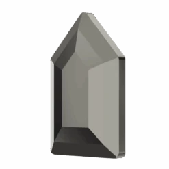 Swarovski Flat Back Crystals Non Hotfix Elongated Pentagon (2774) Jet Hematite UNFOILED(Swarovski 2774 Flatback Crystals Non Hotfix Elongated Pentagon Jet Hematite Unfoiled) -BlueStreak Crystal Shop Serinity Hotfix Flat Back Crystals Large Pentagon 2774 Jet Hematite 3