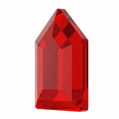 Swarovski Flat Back Crystals Non Hotfix Elongated Pentagon (2774) Light Siam(Swarovski 2774 Flatback Crystals Non Hotfix Elongated Pentagon Light Siam) -BlueStreak Crystal Shop Serinity Hotfix Flat Back Crystals Large Pentagon 2774 Light Siam 3