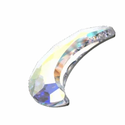 Serinity Flat Back Crystals Non Hotfix Moon (2813) Crystal AB(Serinity 2813 Flat Backs No Hotfix Moon Crystal Ab) -BlueStreak Crystal Shop Serinity Hotfix Flat Back Crystals Moon 2813 Crystal AB 2