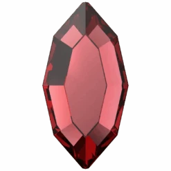 Swarovski Flat Back Crystals Non Hotfix Navette (2200) Scarlet(Swarovski Flat Back Crystals Rhinestones Non Hotfix Navette 2200 Scarlet)