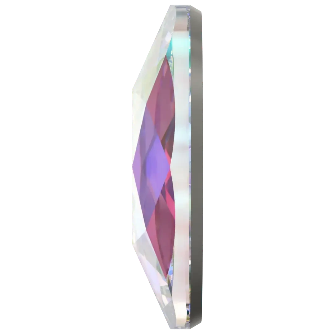 Swarovski Flat Back Crystals Non Hotfix Oval (2603) Crystal AB(Swarovski 2603 Flatback Crystals Non Hotfix Oval Crystal Ab) 5 Swarovski Flat Back Crystals Non Hotfix Oval (2603) Crystal AB(Swarovski 2603 Flatback Crystals Non Hotfix Oval Crystal Ab) - Image 3