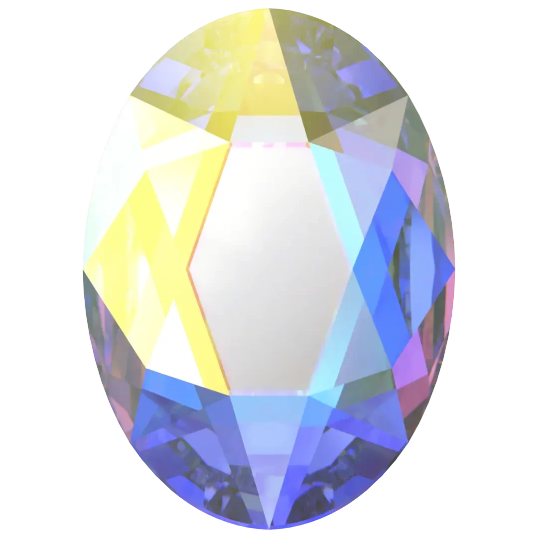 Swarovski Flat Back Crystals Non Hotfix Oval (2603) Crystal AB(Swarovski 2603 Flatback Crystals Non Hotfix Oval Crystal Ab) 3 Swarovski Flat Back Crystals Non Hotfix Oval (2603) Crystal AB(Swarovski 2603 Flatback Crystals Non Hotfix Oval Crystal Ab)