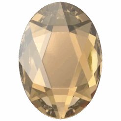 Swarovski Flat Back Crystals Non Hotfix Oval (2603) Crystal Golden Shadow(Swarovski 2603 Flatback Crystals Non Hotfix Oval Crystal Golden Shadow)