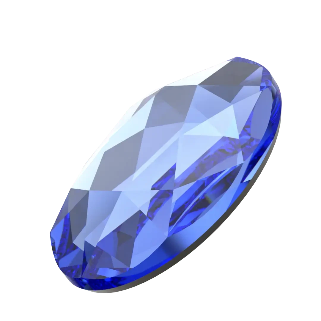 Swarovski Flat Back Crystals Non Hotfix Oval (2603) Sapphire(Swarovski 2603 Flatback Crystals Non Hotfix Oval Sapphire) 4 Swarovski Flat Back Crystals Non Hotfix Oval (2603) Sapphire(Swarovski 2603 Flatback Crystals Non Hotfix Oval Sapphire) - Image 2
