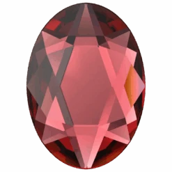 Serinity Flat Back Crystals Non Hotfix Oval (2603) Scarlet(Serinity 2603 Flatback Crystals Non Hotfix Oval Scarlet)