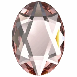 Serinity Flat Back Crystals Non Hotfix Oval (2603) Vintage Rose(Serinity 2603 Flatback Crystals Non Hotfix Oval Vintage Rose)