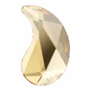 Swarovski Flat Back Crystals Non Hotfix Paisley Y (2365) Crystal Golden Shadow(Swarovski 2365 Flatback Crystals Non Hotfix Paisley Y Crystal Golden Shadow) -BlueStreak Crystal Shop Serinity Hotfix Flat Back Crystals Paisley Y 2365 Crystal Golden Shadow 1