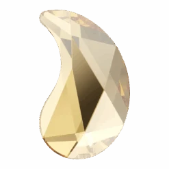 Serinity Flat Back Crystals Non Hotfix Paisley Y (2365) Crystal Golden Shadow(Serinity 2365 Flatback Crystals Non Hotfix Paisley Y Crystal Golden Shadow)