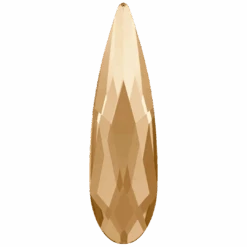Serinity Hotfix Flat Back Crystals Raindrop (2304) Crystal Golden Shadow(Serinity 2304 Hotfix Flatback Crystals Raindrop Crystal Golden Shadow)