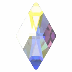 Swarovski Flat Back Crystals Non Hotfix Rhombus (2709) Crystal AB(Swarovski 2709 Flatback Crystals Non Hotfix Rhombus Crystal Ab)