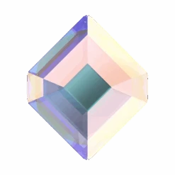 Serinity Flat Back Crystals Non Hotfix Small Hexagon (2777) Crystal AB(Serinity 2777 Flatback Crystals Non Hotfix Small Hexagon Crystal Ab)