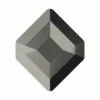 Swarovski Flat Back Crystals Non Hotfix Concise Hexagon (2777) Jet Hematite UNFOILED(Swarovski 2777 Flatback Crystals Non Hotfix Concise Hexagon Jet Hematite Unfoiled) -BlueStreak Crystal Shop Serinity Hotfix Flat Back Crystals Small Hexagon 2777 Jet Hematite