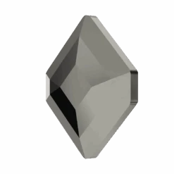 Swarovski Flat Back Crystals Non Hotfix Concise Hexagon (2777) Jet Hematite UNFOILED(Swarovski 2777 Flatback Crystals Non Hotfix Concise Hexagon Jet Hematite Unfoiled) -BlueStreak Crystal Shop Serinity Hotfix Flat Back Crystals Small Hexagon 2777 Jet Hematite 3