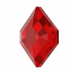 Swarovski Flat Back Crystals Non Hotfix Concise Hexagon (2777) Light Siam(Swarovski 2777 Flatback Crystals Non Hotfix Concise Hexagon Light Siam) -BlueStreak Crystal Shop Serinity Hotfix Flat Back Crystals Small Hexagon 2777 Light Siam 3