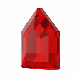 Swarovski Flat Back Crystals Non Hotfix Concise Pentagon (2775) Light Siam(Swarovski 2775 Flatback Crystals Non Hotfix Concise Pentagon Light Siam) -BlueStreak Crystal Shop Serinity Hotfix Flat Back Crystals Small Pentagon 2775 Light Siam 3