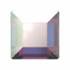 Swarovski Flat Back Crystals Non Hotfix Square (2400) Crystal AB(Swarovski 2400 Flatback Crystals Non Hotfix Square Crystal Ab)