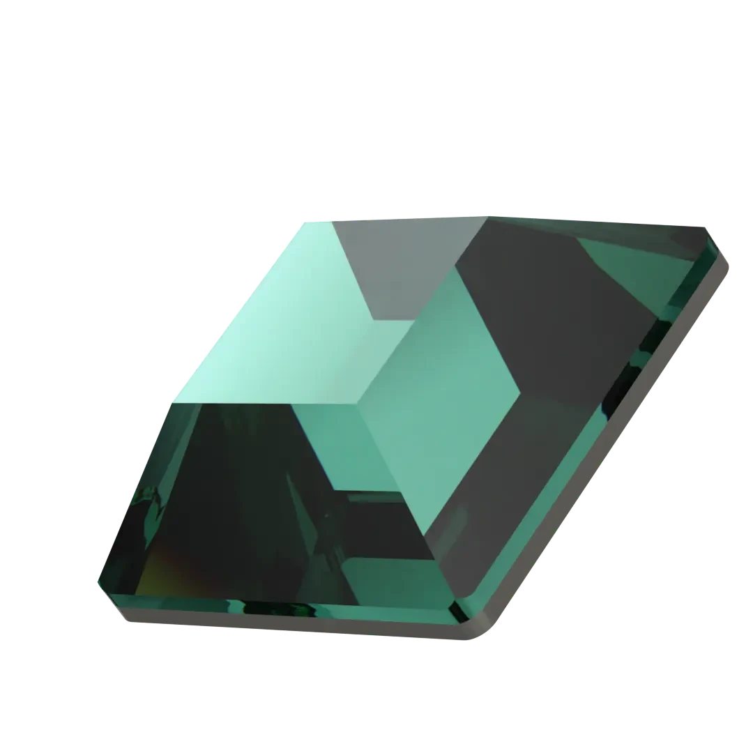 Serinity Flat Back Crystals Non Hotfix Square (2400) Emerald(Serinity 2400 Flatback Crystals Non Hotfix Square Emerald) 4 Serinity Flat Back Crystals Non Hotfix Square (2400) Emerald(Serinity 2400 Flatback Crystals Non Hotfix Square Emerald) - Image 2