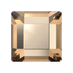 Swarovski Flat Back Crystals Non Hotfix Square (2400) Light Colorado Topaz(Swarovski 2400 Flatback Crystals Non Hotfix Square Light Colorado Topaz)