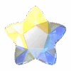 Swarovski Flat Back Crystals Non Hotfix Star Flower (2754) Crystal AB(Swarovski 2754 Flatback Crystals Non Hotfix Star Flower Crystal Ab)