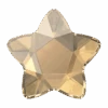 Serinity Flat Back Crystals Non Hotfix Star Flower (2754) Crystal Golden Shadow(Serinity 2754 Flatback Crystals Non Hotfix Star Flower Crystal Golden Shadow)