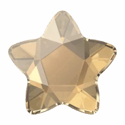 Serinity Flat Back Crystals Non Hotfix Star Flower (2754) Crystal Golden Shadow(Serinity 2754 Flatback Crystals Non Hotfix Star Flower Crystal Golden Shadow)