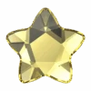 Serinity Flat Back Crystals Non Hotfix Star Flower (2754) Light Topaz(Serinity 2754 Flatback Crystals Non Hotfix Star Flower Light Topaz) -BlueStreak Crystal Shop Serinity Hotfix Flat Back Crystals Star Flower 2754 Light Topaz