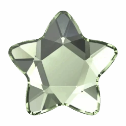 Serinity Flat Back Crystals Non Hotfix Star Flower (2754) Peridot(Serinity 2754 Flatback Crystals Non Hotfix Star Flower Peridot)