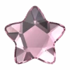 Swarovski Flat Back Crystals Non Hotfix Star Flower (2754) Rose(Swarovski 2754 Flatback Crystals Non Hotfix Star Flower Rose) -BlueStreak Crystal Shop Serinity Hotfix Flat Back Crystals Star Flower 2754 Rose