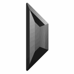 Swarovski Flat Back Crystals Non Hotfix Trapeze (2772) Jet Hematite UNFOILED(Swarovski 2772 Flatback Crystals Non Hotfix Trapeze Jet Hematite Unfoiled)