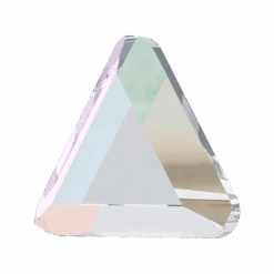 Swarovski Flat Back Crystals Non Hotfix Triangle (2711) Crystal AB(Swarovski 2711 Flatback Crystals Non Hotfix Triangle Crystal Ab) -BlueStreak Crystal Shop Serinity Hotfix Flat Back Crystals Triangle 2711 Crystal AB 2