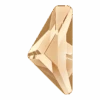 Swarovski Flat Back Crystals Non Hotfix Triangle Alpha (2738) Crystal Golden Shadow(Swarovski 2738 Flatback Crystals Non Hotfix Triangle Alpha Crystal Golden Shadow) -BlueStreak Crystal Shop Serinity Hotfix Flat Back Crystals Triangle Isosceles 2738 Crystal Golden Shadow