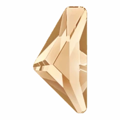 Swarovski Flat Back Crystals Non Hotfix Triangle Alpha (2738) Crystal Golden Shadow(Swarovski 2738 Flatback Crystals Non Hotfix Triangle Alpha Crystal Golden Shadow)