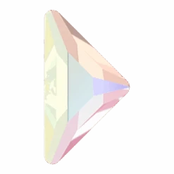 Serinity Flat Back Crystals Non Hotfix Triangle Right Angle (2740) Crystal AB(Serinity 2740 Flatback Crystals Non Hotfix Triangle Right Angle Crystal Ab)