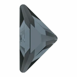 Swarovski Flat Back Crystals Non Hotfix Triangle Gamma (2740) Crystal Silver Night UNFOILED(Swarovski 2740 Flatback Crystals Non Hotfix Triangle Gamma Crystal Silver Night)